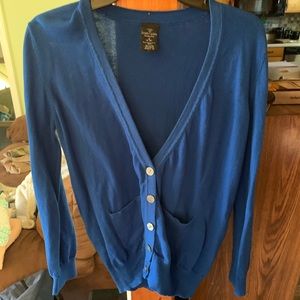 royal blue cardigan